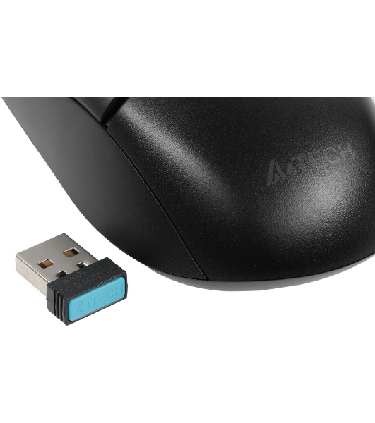 Мышь беспроводная A4Tech Fstyler FB12 черный, 1200 dpi, радиоканал, Bluetooth, USB, кнопки - 3