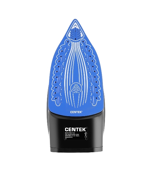 Утюг Centek CT-2351 синий, 2200 Вт, 35 г/мин, 130 г/мин, 300 мл