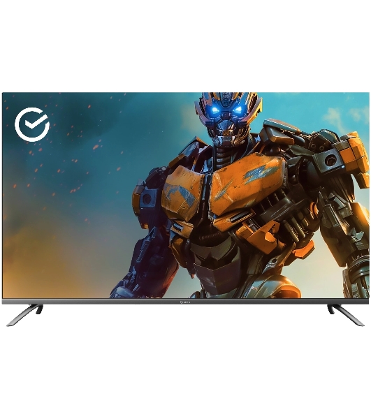 Телевизор Sber SDX-55UQ6000DGA, 55', темно-серый, QLED, 4K Ultra HD, 60Hz, Smart TV, 2Gb/32Gb