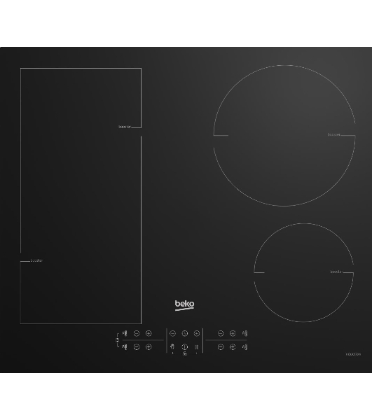 Индукционная варочная панель Beko BHI6420KFBB черный