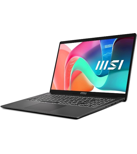 Ноутбук MSI Modern 15 F1MG-1099RU/15.6'/IPS/Intel Core 7 150U/16Gb/512Gb SSD/Intel Graphics/Windows 11 Pro/серый/1.7kg