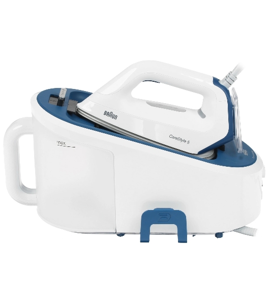 Парогенератор Braun IS5145WH белый/синий, 2400 Вт, 120 г/мин, 400 г/мин, 2000 мл