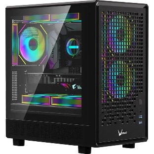 Компьютерный корпус Aerocool/Formula Air Mesh G2 черный без БП mATX 3x120мм 2xUSB 3.0 audio
