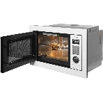 Встраиваемая микроволновая печь Domfy DM2540BW WG белый, 25 л, 900 Вт, переключатели - кнопки/поворотный мехинизм, фото3
