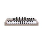 Клавиатура MIDI 231508 Arturia MiniLAB 3 Champagne 25 клавиш, 8 энкодеров, 8 RGb пэдов, 8 фейдеров, дисплей, сенсорные регуляторы Pitch/Modulation, MIDI-выход, 1/4' Jack вход педали, режим Chord, арпеджиатор, USB-C, фото3