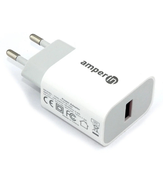 Блок питания (сетевой адаптер) Amperin Quick Charge Type-C 5V/3A,9V/2.22A,12V/1.66A (YDS-TC020-001)