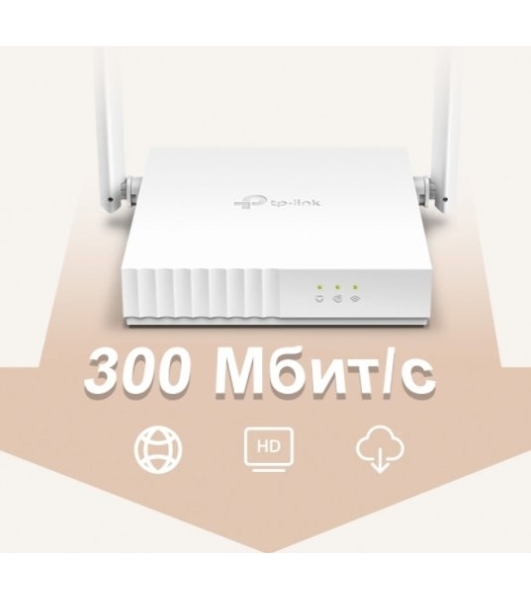 Роутер беспроводной TP-Link TL-WR820N N300 10/100BASE-TX белый
