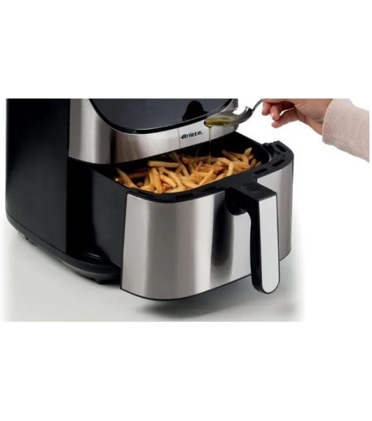 Аэрофритюрница Ariete 4628/00 черный/серебристый, 1800 Вт, 7 л, сенсор, 12 программ