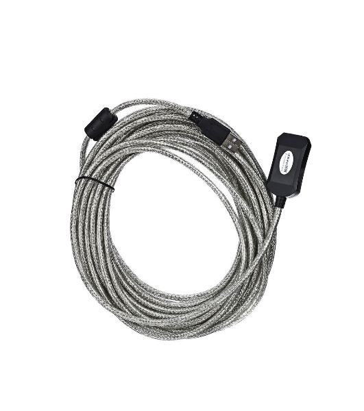 Кабель AM/AF USB2.0 10м AOpen удлинитель активный(с усилителем) USB2.0-repeater, ACU823-10M