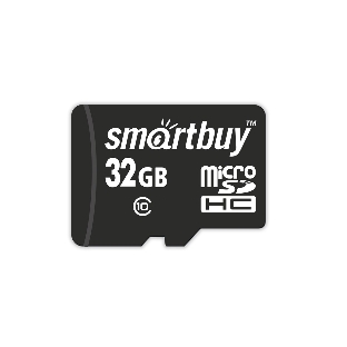 Флеш карта Micro SDHC 32Gb Smartbuy Class 10, адаптер в комплектеLE
