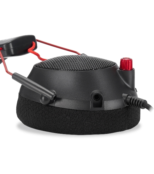 Гарнитура Oklick HS-L305G чёрный, проводная, USB, подсветка