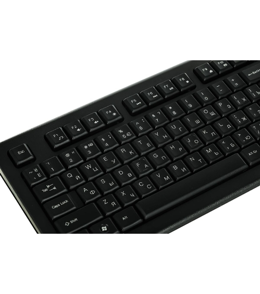 Комплект клавиатура+мышь A4Tech KR-8520D проводной, USB, 1200 DPI, чёрный