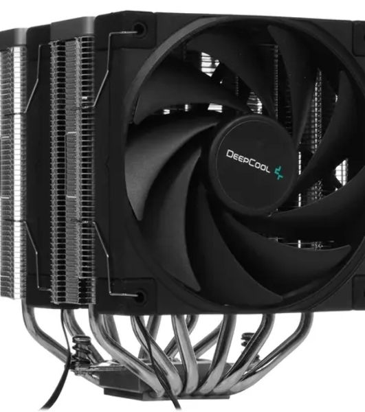 Кулер для процессора DEEPCOOL AK620 черный, 120 мм, алюминий/медь, 1850 об/мин, 28 дБ, 4 pin, 260 Вт, 162 мм
