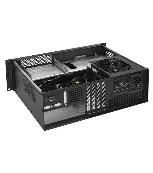 Серверный корпус ExeGate Pro 3U330-02 (RM 19', высота 3U, глубина 330, без БП, USB)