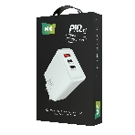 Сетевое зарядное устройство MORE CHOICE NC90 1USB+2Type-C 3.0A PD 45W, белый, фото2