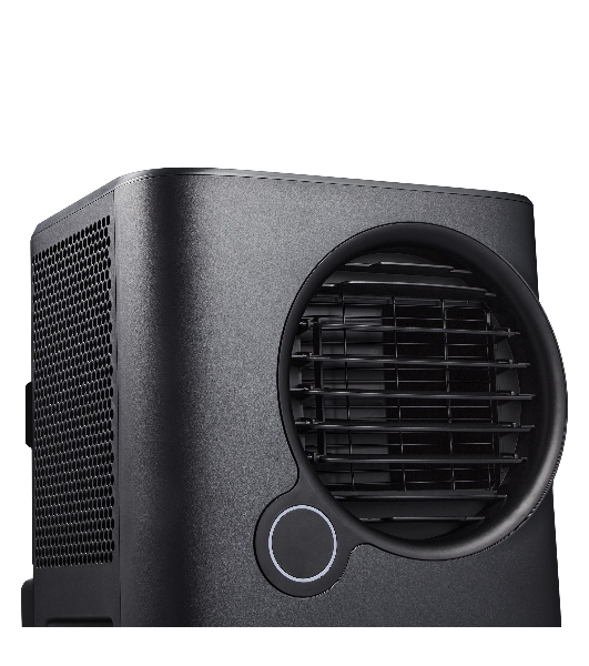 Кондиционер мобильный Ballu Eclipse BPAC-07 EPB/N6 7000 BTU, 18 м², 50 дБ, охлаждение, осушение, черный