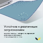 Коврик для мыши Genius G-Pad 230S. Нескользящая резиновая основа с микротекстурированной гладкой поверхностью. Размер: 230 x 2.5 x 190 мм. серый, фото6