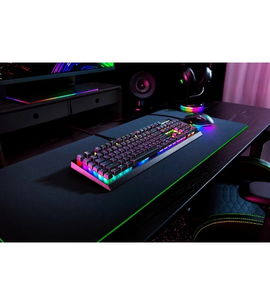Клавиатура Razer BlackWidow V4 X Green Switch проводная, USB Type-A, чёрный (РУ раскладка)