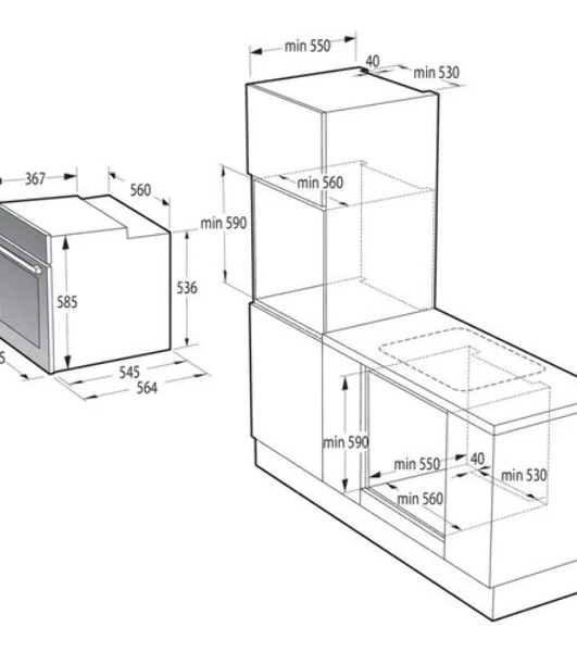 Духовой шкаф электрический Gorenje BOS67372CLI бежевый
