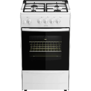 Плита газовая Darina 1B1 GM 441 008 W белый/черный, конфорок 4 шт, духовка 50 л, 50 см x 85 см x 51 см