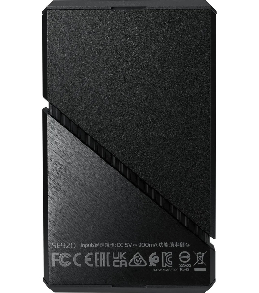 Внешний SSD ADATA SE920, 4TB, USB 4 Type-C, R/W 3800/3700, черный