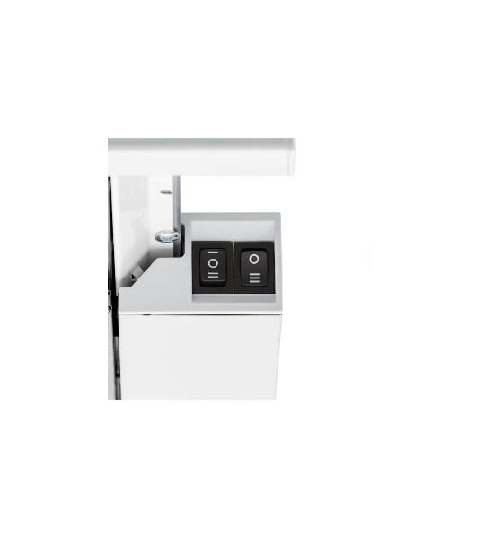 Вытяжка встраиваемая Krona Kamilla 600 AIR 2W белый, 60 см, 1066 куб. м/ч, 58 дБ