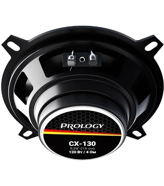 Колонки автомобильные Prology CX-130 120Вт 88дБ 4Ом 13см (5дюйм) (ком.:2кол.) коаксиальные двухполосные