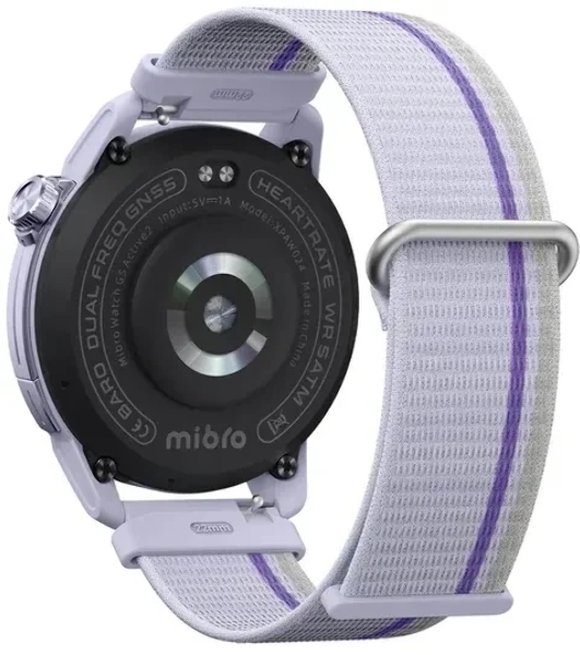 Умные часы Mibro GS Active2, 1.32' AMOLED, Bluetooth, NFC, WR50, фиолетовый