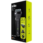 Электробритва Braun S3 300BT черная сухое бритье с триммером для бороды тип 5408, фото3
