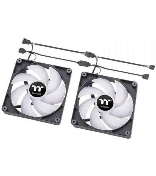Вентилятор для корпуса Thermaltake CT120 Sync ARGb 120х120x25 черный 4-pin 25.8дБ (упак.:2шт) (CL-F149-PL12SW-A) Ret