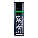 Флешка USB Smartbuy Glossy series Dark Grey (SB32 GbGS-DG), 32Gb, USB 3.0, R/W 75/25, темно-серый, фото 1