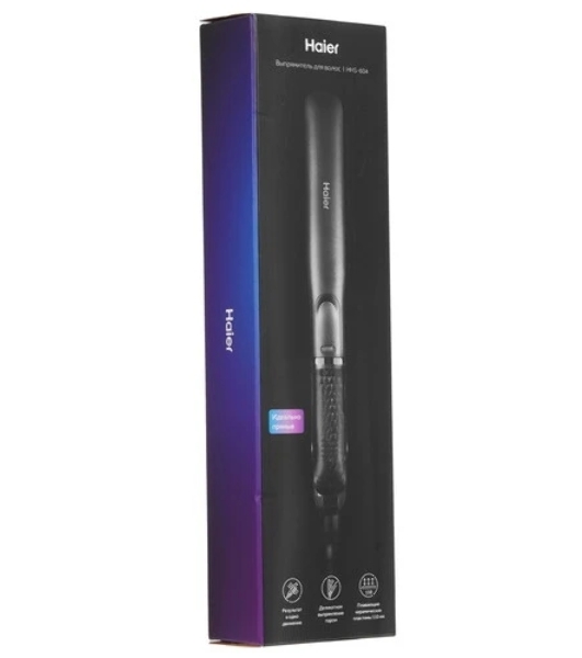 Выпрямитель для волос Haier HHS-604 черный, 25 мм, 180-220 °C, 3 режима
