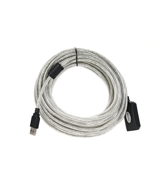 Кабель VCOM VUS7049-10M USB2.0-repeater, удлинительный активный Am-->Af 10м