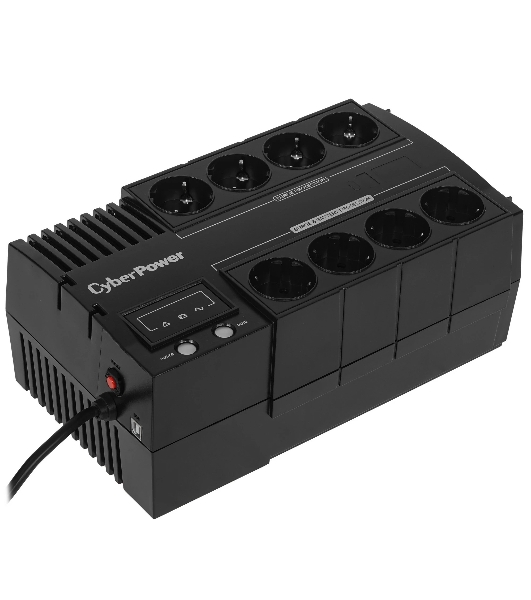Источник бесперебойного питания CyberPower BS850E NEW/850 ВА/480 Вт/8 х CEE 7 (евророзетка)