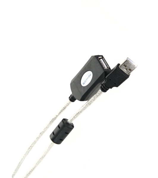Кабель VCOM VUS7049-10M USB2.0-repeater, удлинительный активный Am-->Af 10м