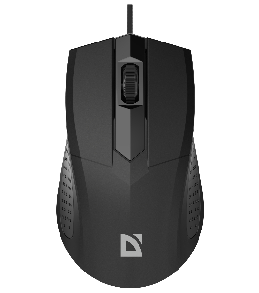 Мышь проводная Defender Optimum MB-270 черный, 1200 dpi, USB, кнопки - 3