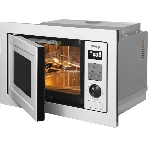 Встраиваемая микроволновая печь Domfy DM2540BW WG белый, 25 л, 900 Вт, переключатели - кнопки/поворотный мехинизм, фото9