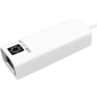 Кабель-адаптер 5bites UA3C-45-08WH USB3.1, RJ45 100MB белый