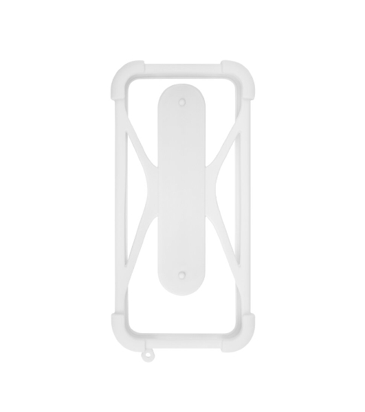 Чехол-бампер универсальный для смартфонов OLMIO #1, р. 4.5''-6.5'', белый