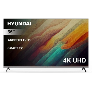 Телевизор Hyundai 55' H-LED55BU7006 черный LED UHD 60Hz Smart TV