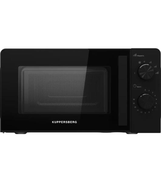Микроволновая печь Kuppersberg TMW 204 B черный, 20 л, 700 Вт, переключатели - поворотный механизм