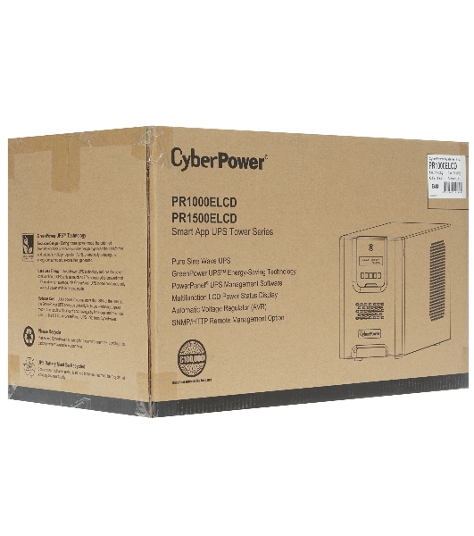 Источник бесперебойного питания CyberPower PR 1000LCD /1000ВА / 900Вт / 8 х IEC 320 C13