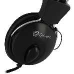 Проводные наушники Oklick HS-M200 черный, накладные, Jack 3.5 мм, фото4