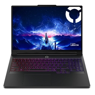 Ноутбук Lenovo Legion Pro 7 16IAX10H 16'(2560x1600 OLED 240Hz)/Intel Core Ultra 9 275HX(2.2Ghz)/32768Mb/1024SSDGb/noDVD/Ext:NVIDIA GeForce RTX 5070 Ti(12288Mb)/Cam/BT/WiFi/99WHr/war 1y/2.57kg/eclipse black/noOS + 400W, RU kbd