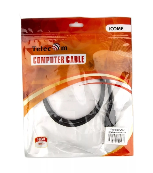 Кабель VCOM/TELECOM HDMI-19M -- MicroHDMI-19M ver 2.0+3D/Ethernet,1m Telecom TCG206-1M