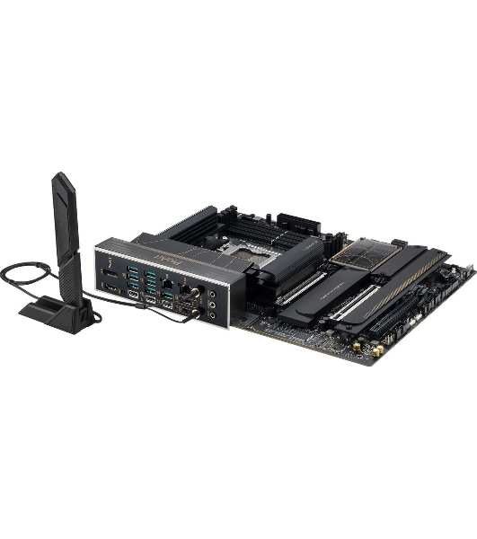 Материнская плата ASUS PROART X870E-CREATOR WIFI, AM5, AMD X870E, 4xDDR5, 4xSATA, 4xM.2, 2xPCIe 5.0 x16, 1xPCIe 4.0 x4, 2xUSB-C 40Gbps, 1xUSB-C 20Gbps, 7xUSB-A 10Gbps, 1xUSB-A 2.0, 1xDP (v1.4), 1xHDMI (v2.1), 1x10Gb LAN, 1x2.5Gb LAN, Wi-Fi 7, Bluetooth 5.4, 3x3.5 мм, 7.1, ATX
