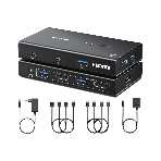 Переключатель UGREEN AK502 45452_ HDMI 2.0 KVM Switch 2 In 1 Out. цвет: черный, фото2