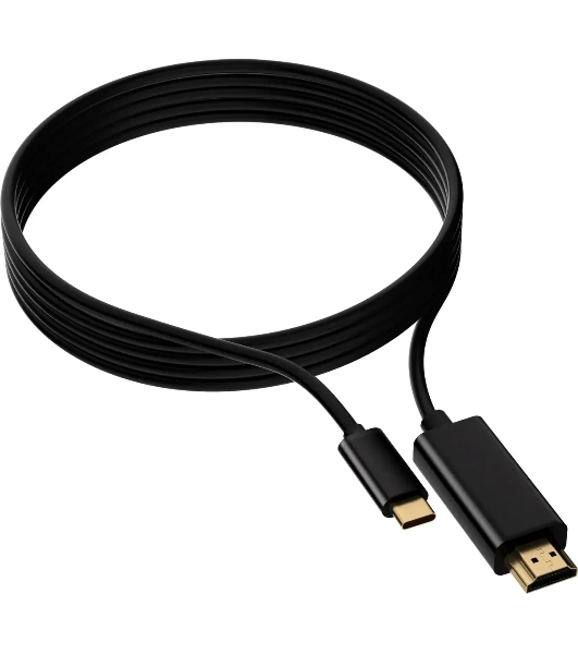 Кабель-переходник аудио-видео Buro USB Type-C (m)/HDMI (m) 1.5м. черный