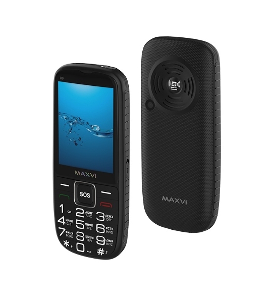 Мобильный телефон Maxvi B9 черный