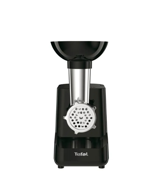 Мясорубка электрическая Tefal NE111832 черный, 1400 Вт, 1.7 кг/мин, реверс, насадки - 3